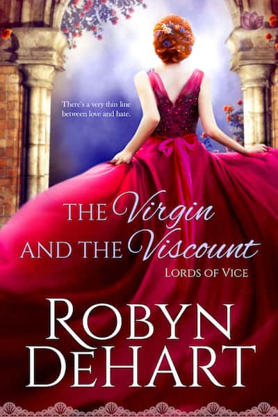 Book cover for The Virgin and the Viscount by Robyn DeHart